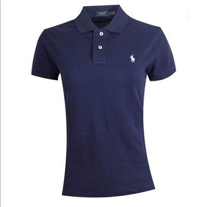 Ralph Lauren Women’s Skinny Pique Polo Shirt